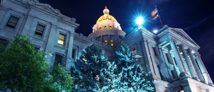 Colorado State Capitol. Capitol Building in Denver Colorado USA.